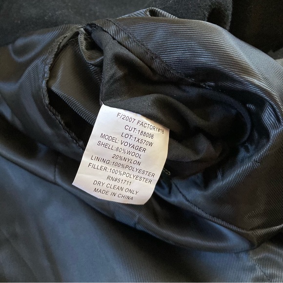 Women's Lauren Ralph Lauren Voyager Wool Pea Coat 2007 Business, Casual Wear - Picture 8 of 10